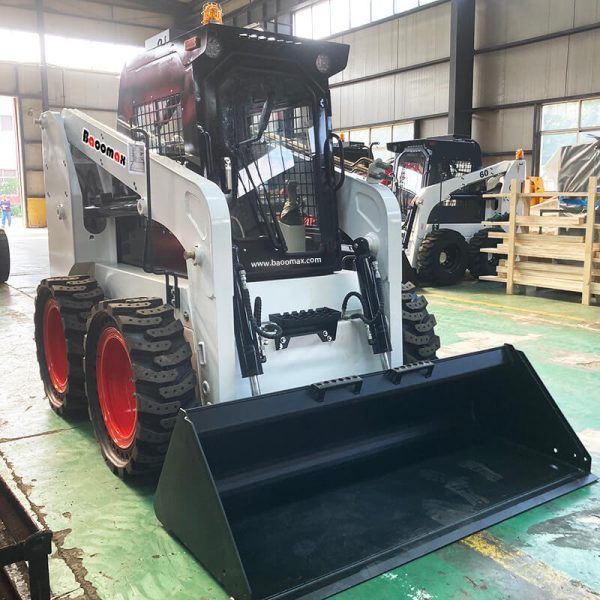 01 Baoomax factory supply 1200kg diesel skid steer loader like Bobcat S185