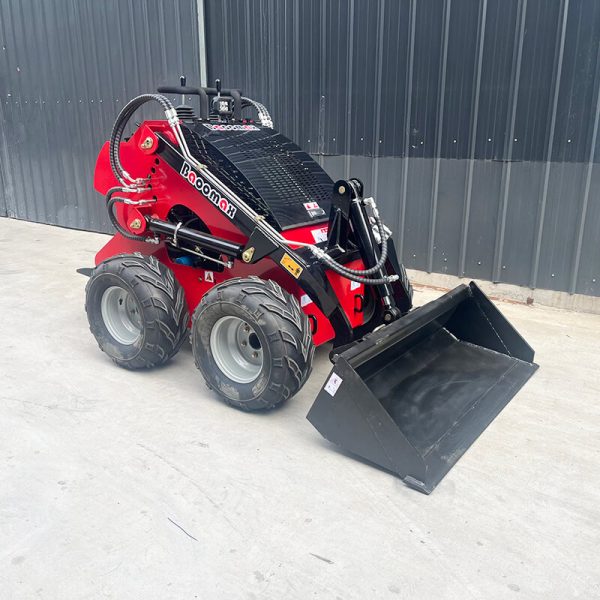 02 Baoomax 23HP cheap compact walk behind small mini skid steer loader like Dingo kanga
