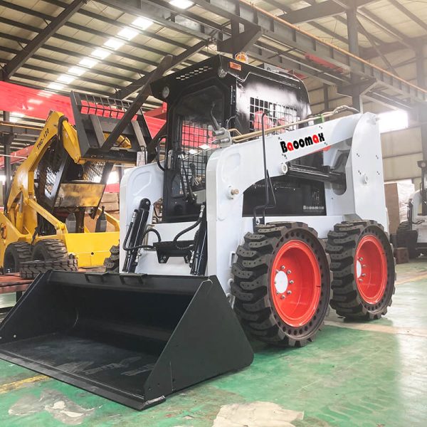 02 Baoomax factory supply 1200kg diesel skid steer loader like Bobcat S185