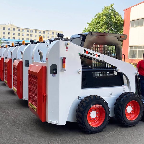 03 Top sale construction machinery wheel 1050KG skid steer loader skid steer brush cutter price