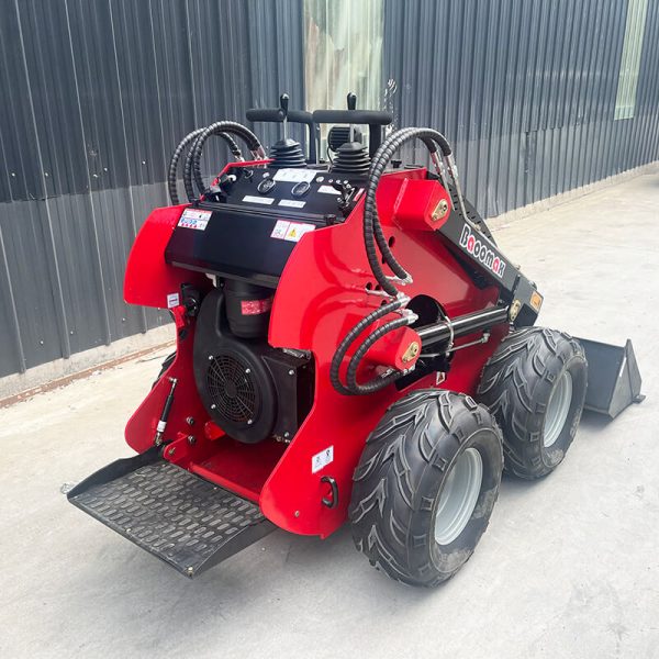 04 Baoomax 23HP cheap compact walk behind small mini skid steer loader like Dingo kanga