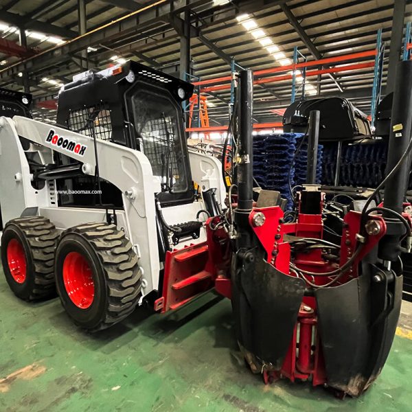 05 Baoomax factory supply 1200kg diesel skid steer loader like Bobcat S185