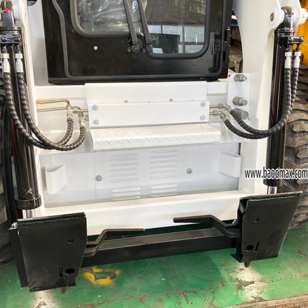 07 China Baoomax 1200kg 100Hp crawler skid steer loader with forest mulcher