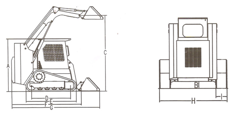 SSLT50 crawler skid steer loader specifications