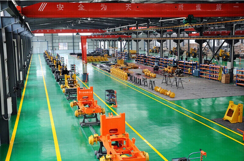 wheel loaders production line