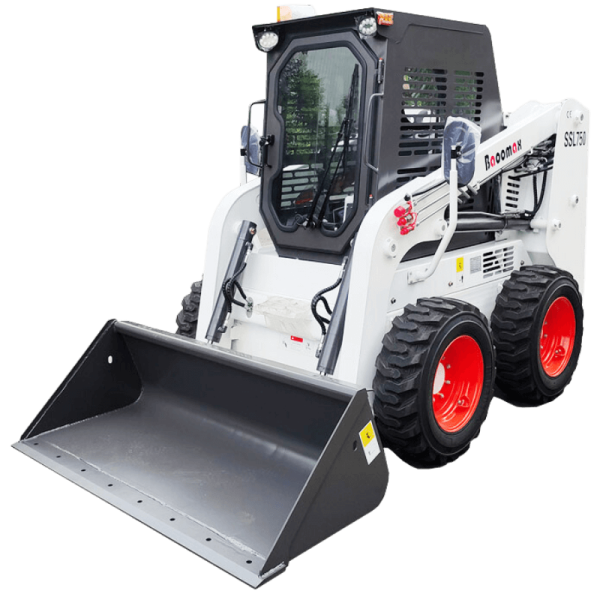 SSL750 skid steer loader with bucket attachment for digging and loading